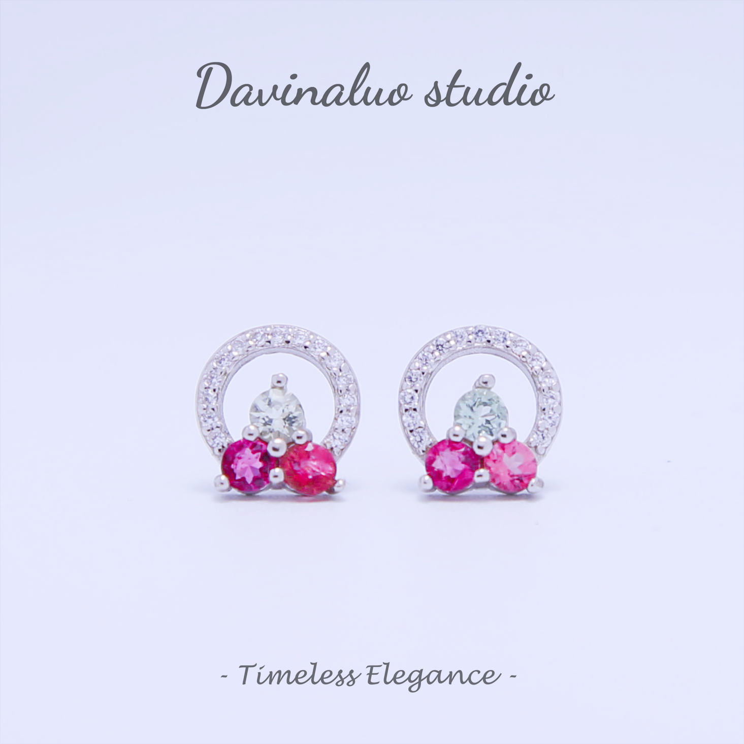 Boucles d'oreilles en Tourmaline naturelle en argent S925, exquises, à la mode, BXE002