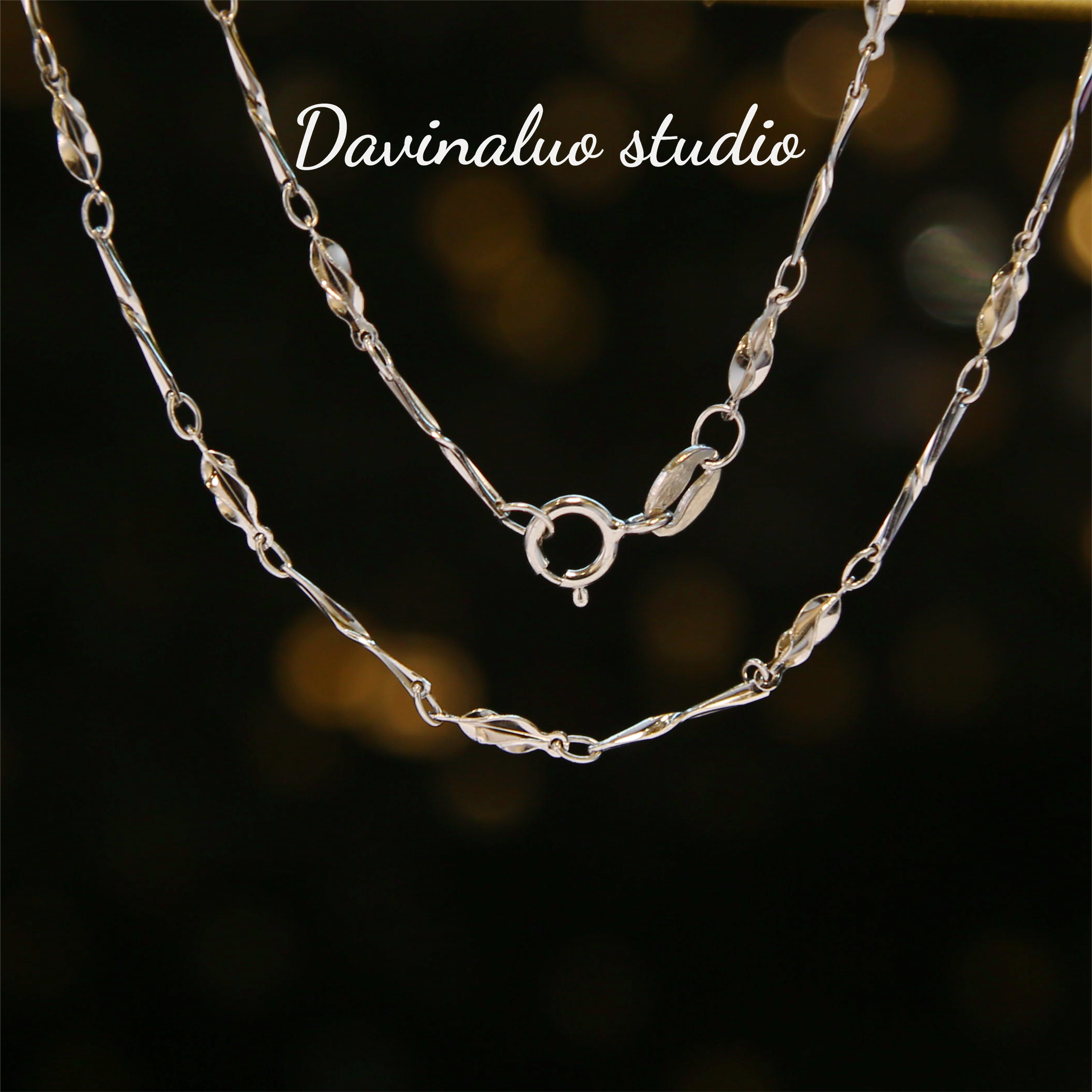 S925 Sterling Silver Chain SC008 45CM