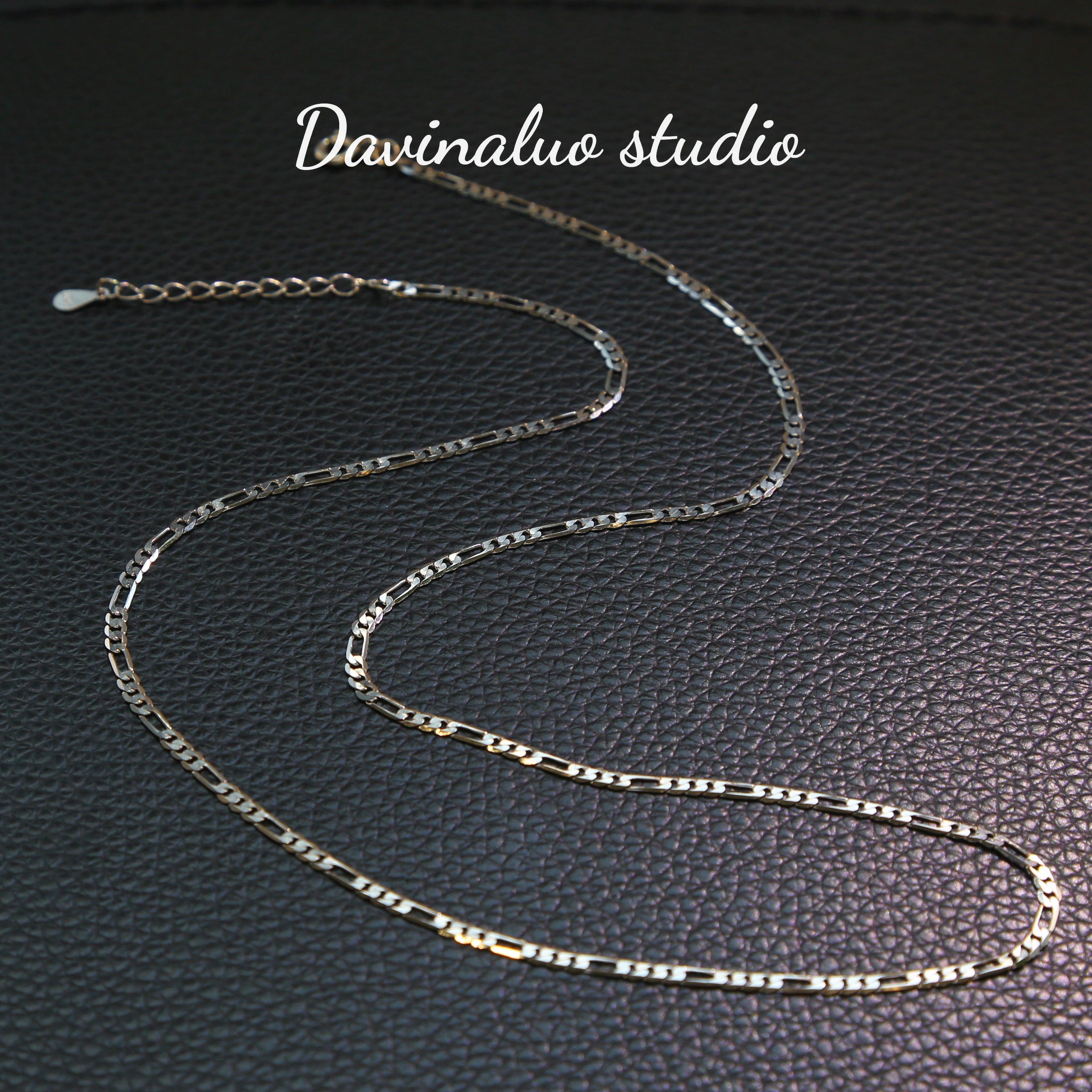 S925 Sterling Silver Chain SC009 45CM+5CM